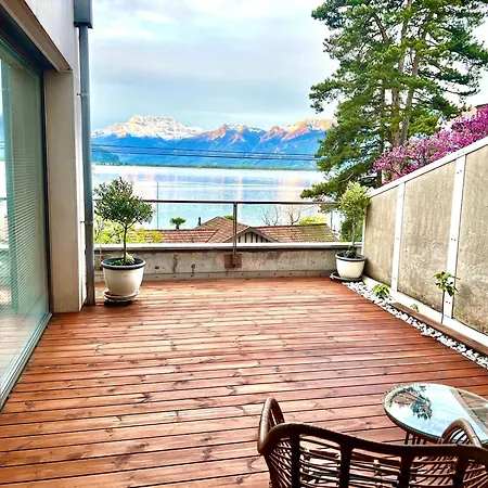 Luxury App For 2 Or 4 Pers Centre View アパート モントルー